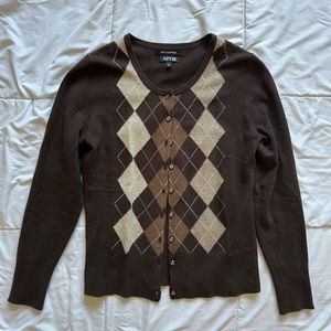 Apt. 9 100% Cashmere Button Up Sweater